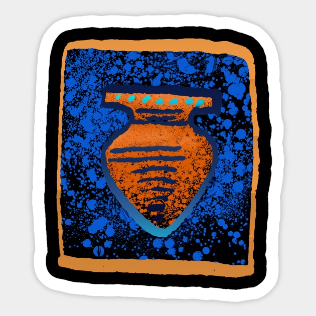 greek vase Sticker by Nikokosmos